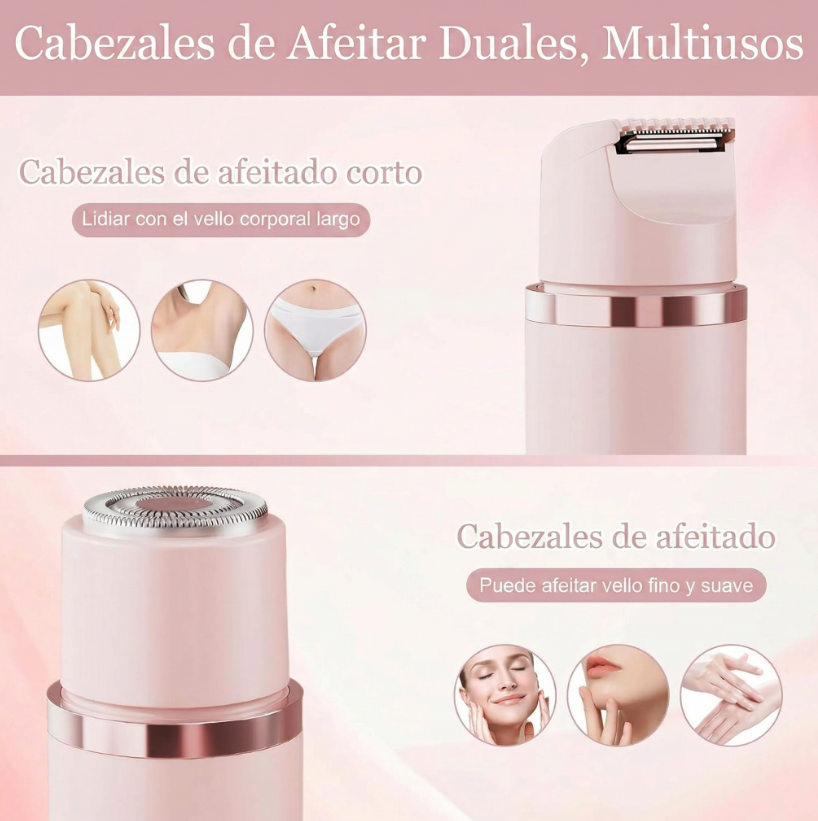 Afeitadora eléctrica 2 en 1 - Dual Head